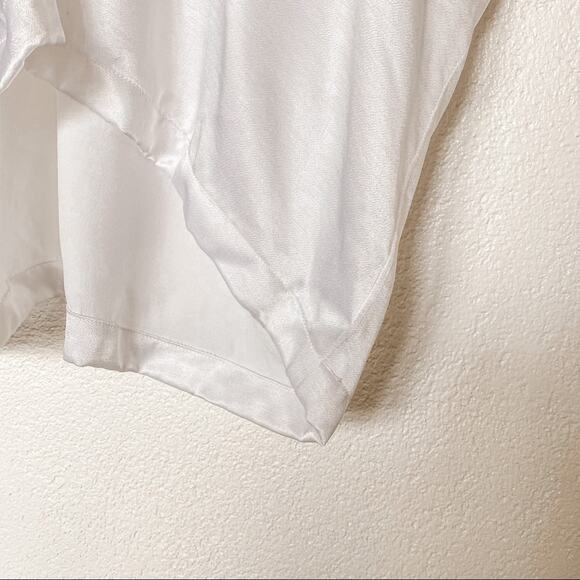 Tina & Jo Short Sleeve Kimono White Top Size Medium - Picture 8 of 14